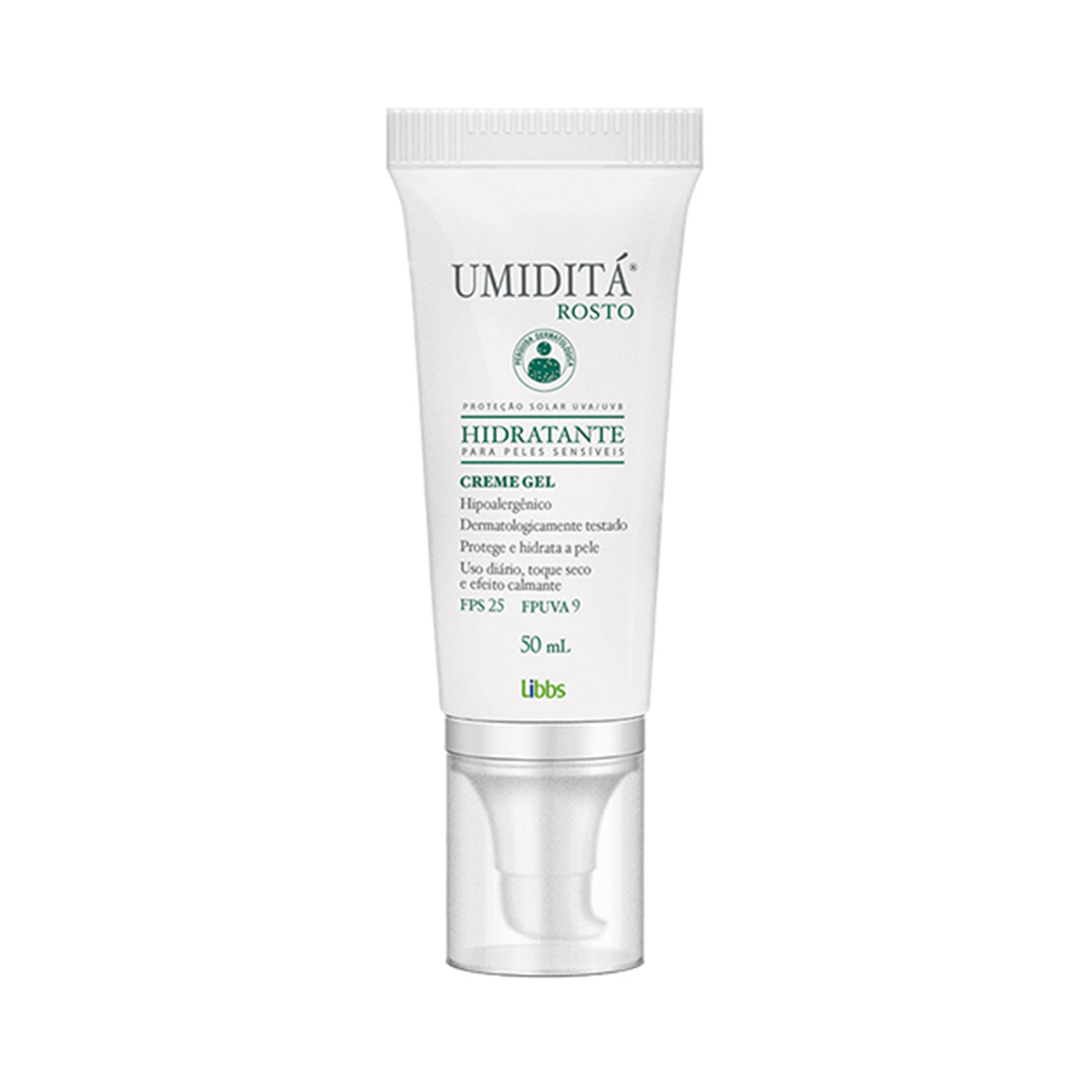 Creme Gel Umiditá Rosto FPS 25 com 50ml 50ml