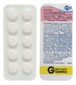 Ácido Acetilsalicílico 100mg 10 comprimidos EMS Genérico