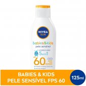 Protetor Solar Infantil Nivea Sun Kids Sensitive FPS 60 com 125ml