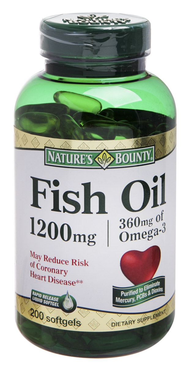 NATURES BOUNTY FISH OIL 1200MG COM 200 CAPSULAS Menor preço em NATURES BOUNTY FISH OIL 1200MG COM 200 CAPSULAS