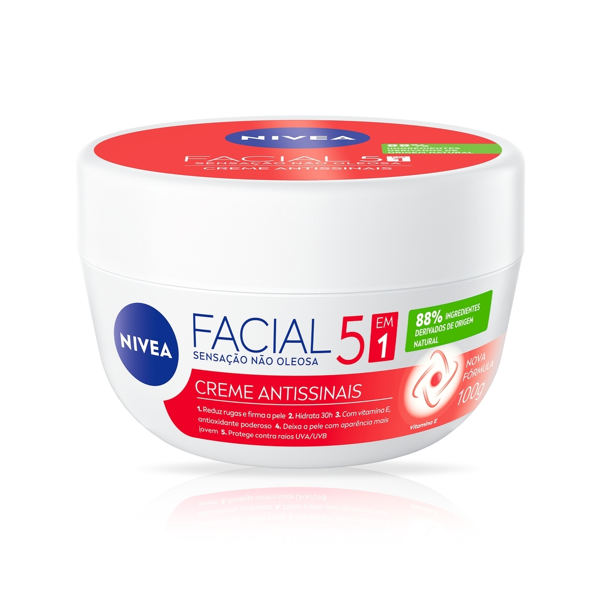 Hidratante Facial Nívea Antissinais Creme 100g é ruim? Hidratante Facial Nívea Antissinais Creme 100g é boa?