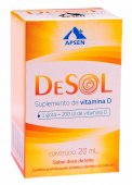 Vitamina D 200UI DeSol Solução com 20ml