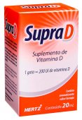 Vitamina D 200UI Supra D em Gotas com 20ml