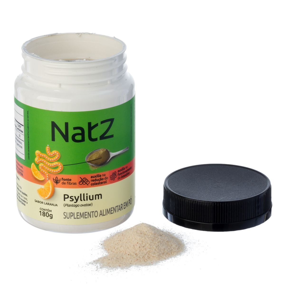 Suplemento Alimentar Natz Psyllium 180g: Preço online exclusivo | Drogasil