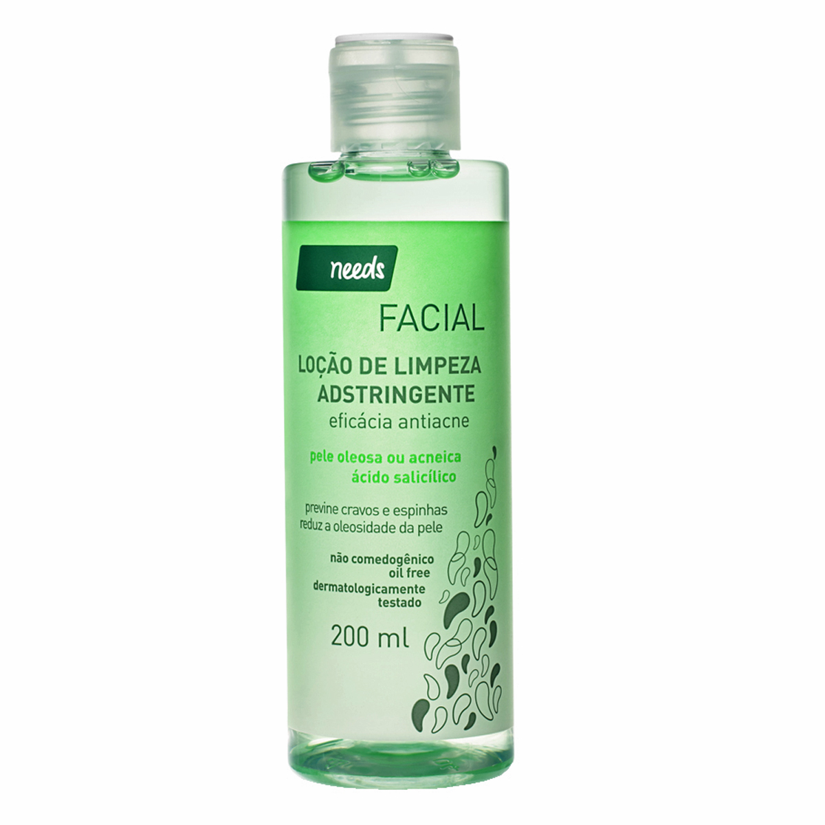 Tônico Facial Adstringente Needs Pele Oleosa e Acneica com 200ml 200ml