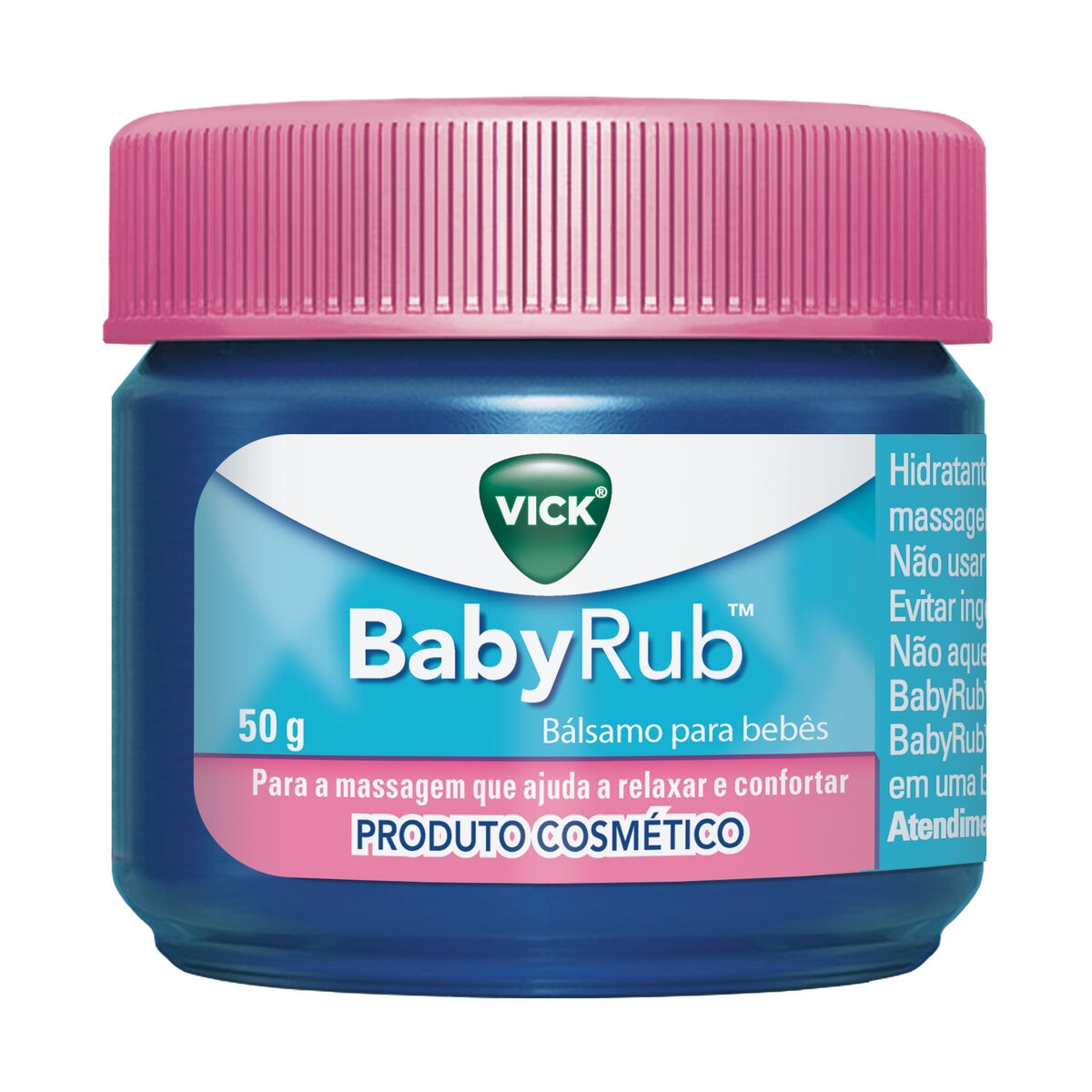 Menor preço em Vick BabyRub Pomada Calmante Infantil 50g
