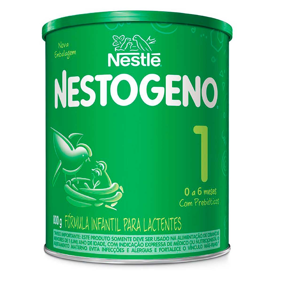 Fórmula Infantil Nestogeno 1 Nestlé 0 a 6 meses 800g Menor preço em Fórmula Infantil Nestogeno 1 Nestlé 0 a 6 meses 800g