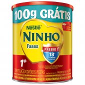 NINHO LEITE INFANTIL PREBIO FASES 1 800G GRATIS 100G