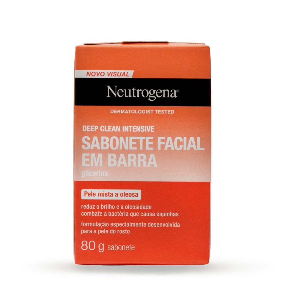 Sabonete Facial em Barra Neutrogena Deep Clean Limpeza Profunda com 80g