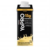 Bebida Láctea UHT YoPro Shake 15g Proteínas Banana 250ml