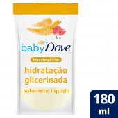 Sabonete Líquido Dove Baby Hidratação Glicerinada Refil 180ml