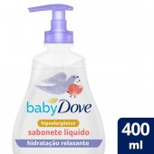 Sabonete Líquido Baby Dove Hidratação Relaxante com 400ml