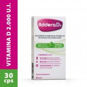 Vitamina D 2000UI Addera D3 30 cápsulas
