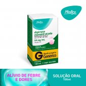 Dipirona Monoidratada 50mg/ml Solução Oral Sabor Framboesa 100ml Medley Genérico