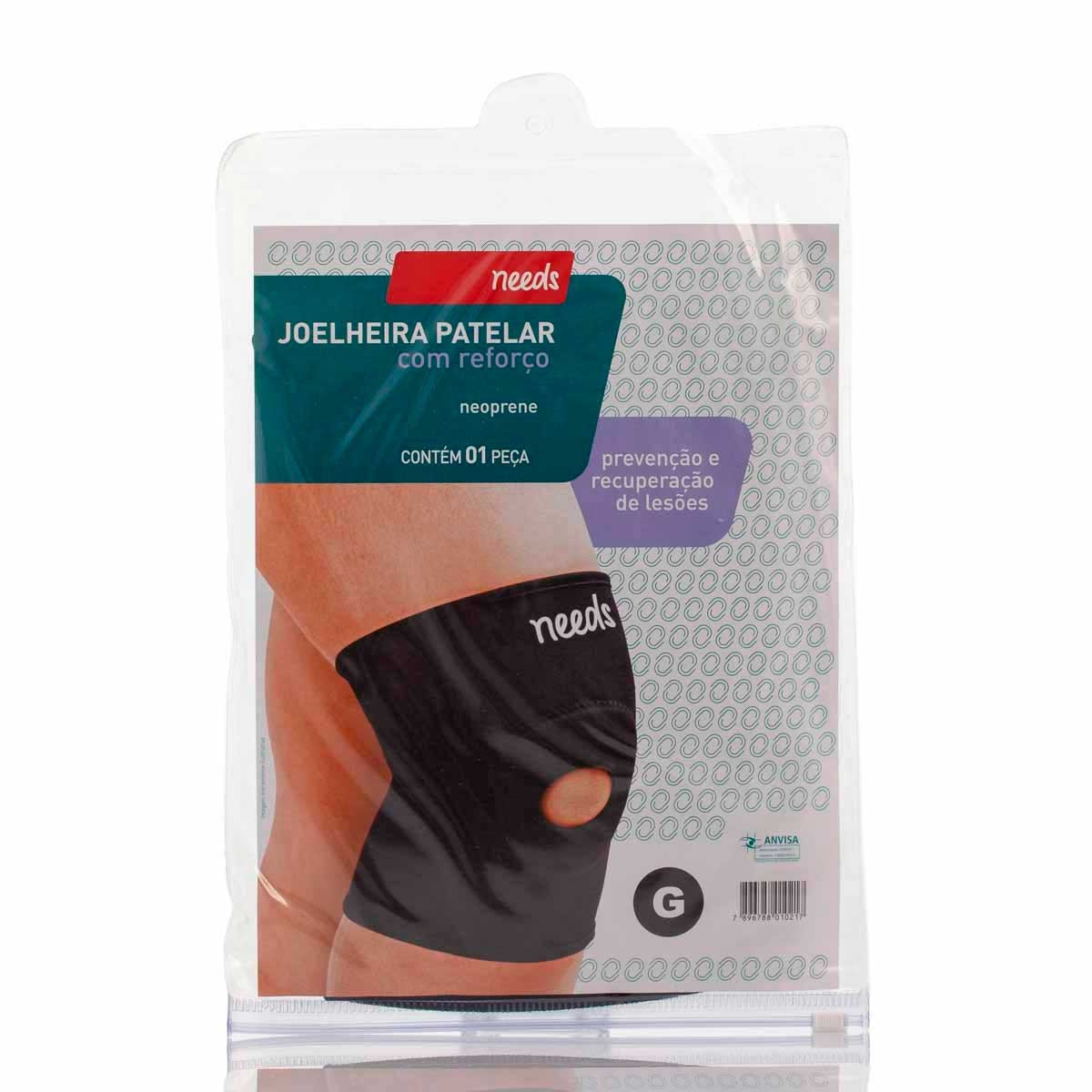 Joelheira com Mola e Reforço Duplo Needs Tamanho Único com 1