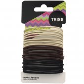 Elástico para Cabelo Triss Colorido com 30 unidades