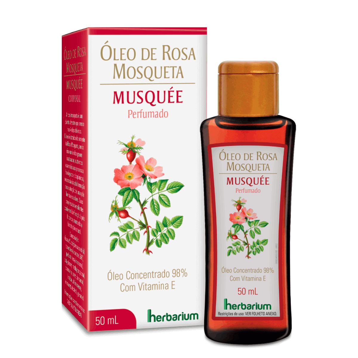 Óleo de Rosa Mosqueta Herbarium com 50ml 50ml