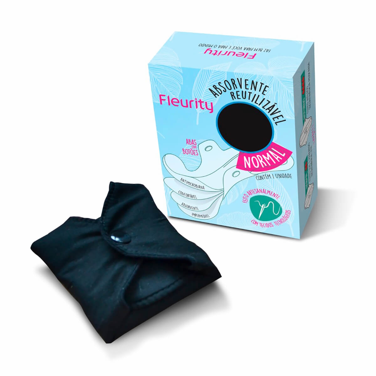 Absorvente Reutilizável Fleutity Normal Fleurity 1 Unidade