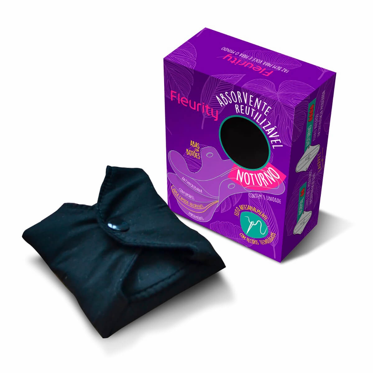 Absorvente Reutilizável Fleutity Noturno Fleurity 1 Unidade