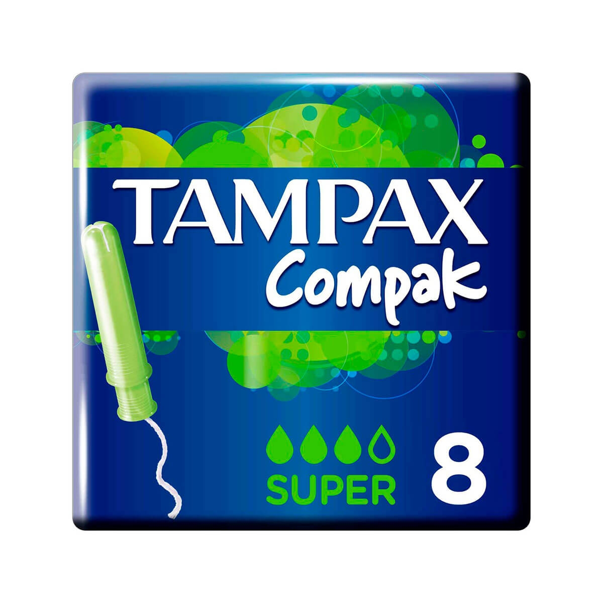 Absorvente Interno Tampax Compak Super Fluxo Intenso com 8 unidades 8 Unidades