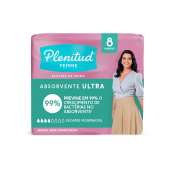 Absorvente para Incontinência Urinária Leve a Moderada Plenitud Femme Ultra com 8 unidades