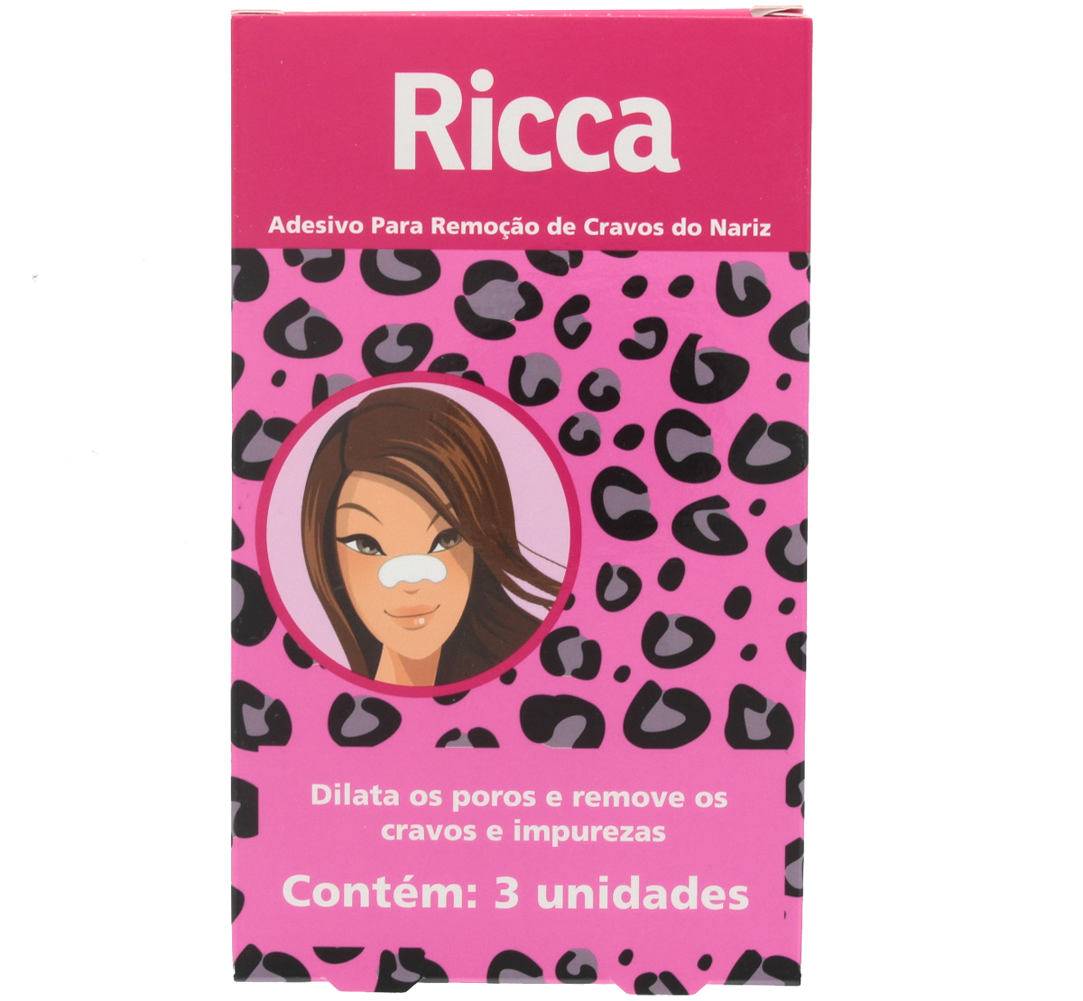 Adesivo para Remoção de Cravos do Nariz Ricca com 3 unidades Menor preço em Adesivo para Remoção de Cravos do Nariz Ricca com 3 unidades