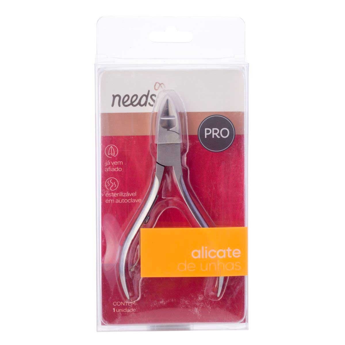 Alicate de Unhas Needs Pro com 1 unidade