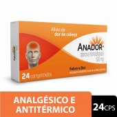 ANADOR ANALGESICO 500MG 24 COMPRIMIDOS