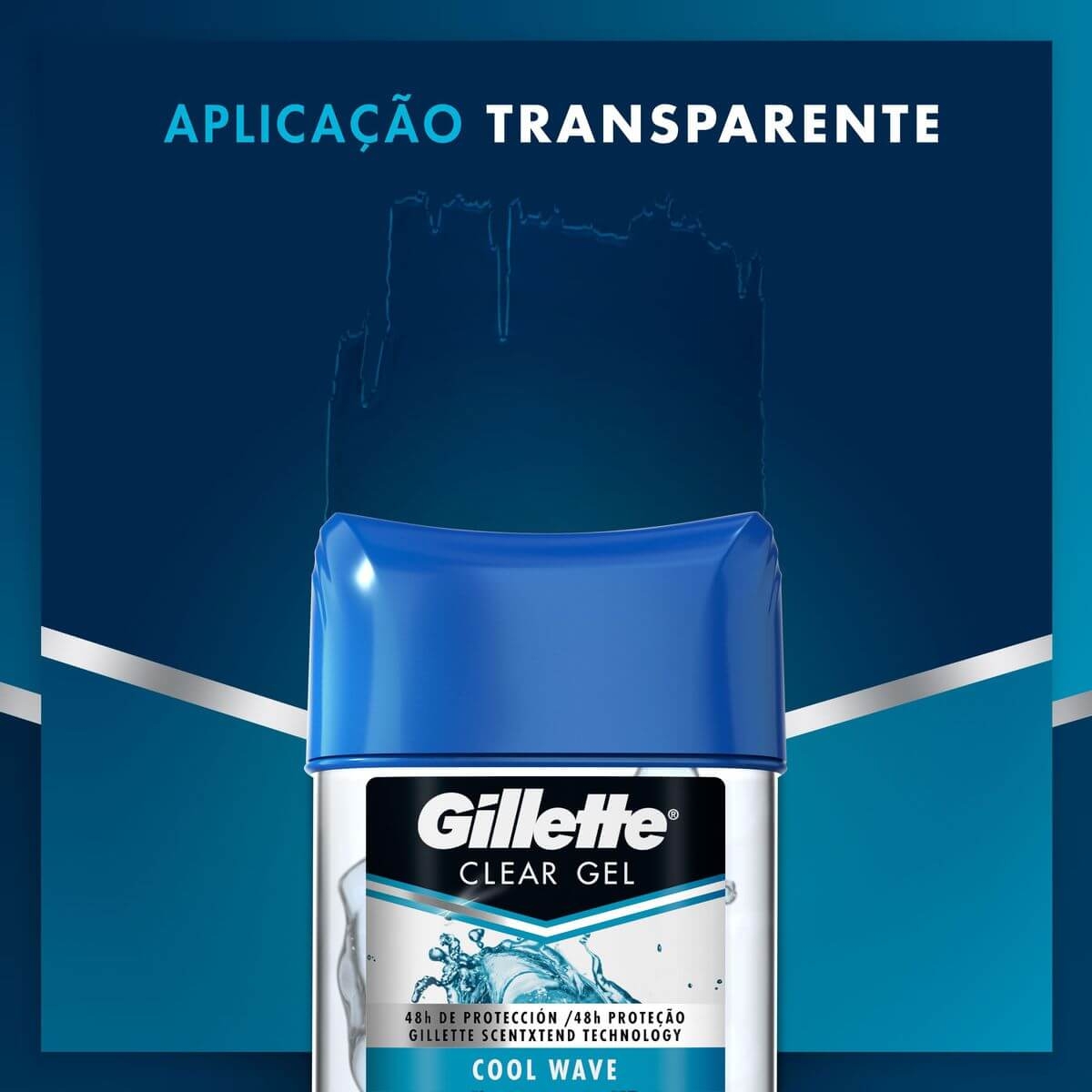 Gillette Desodorante Antitranspirante Clear Gel Cool Wave 82g | Drogasil