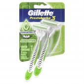 Gillette Prestobarba 3 Sensitive Comfortgel Barbeador Descartável com 2 unidades