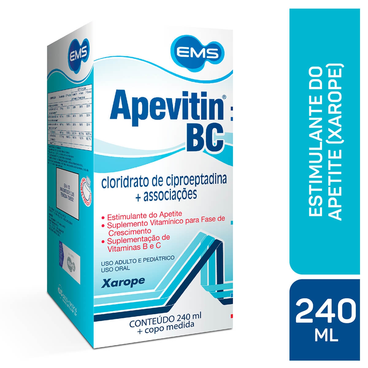 Apevitin BC Xarope 240ml - Preço online e para que serve? | Drogasil