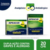 Apracur Duo com 20 Comprimidos