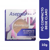 Pó Compacto Asepxia Antiacne Cor Bege Claro FPS 20 com 10g
