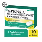 ASPIRINA C 400MG+240MG 10 COMPRIMIDOS
