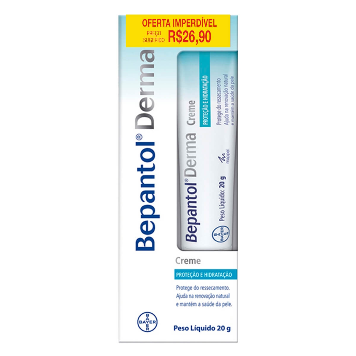 Bepantol Derma Creme com 20g Menor preço em Bepantol Derma Creme com 20g