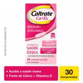 Caltrate Ca+D3 600mg + 200UI 30 comprimidos