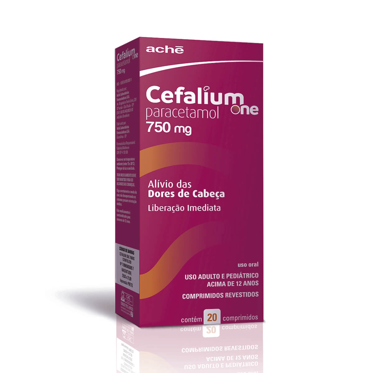 Cefalium One Paracetamol 750mg 20 comprimidos