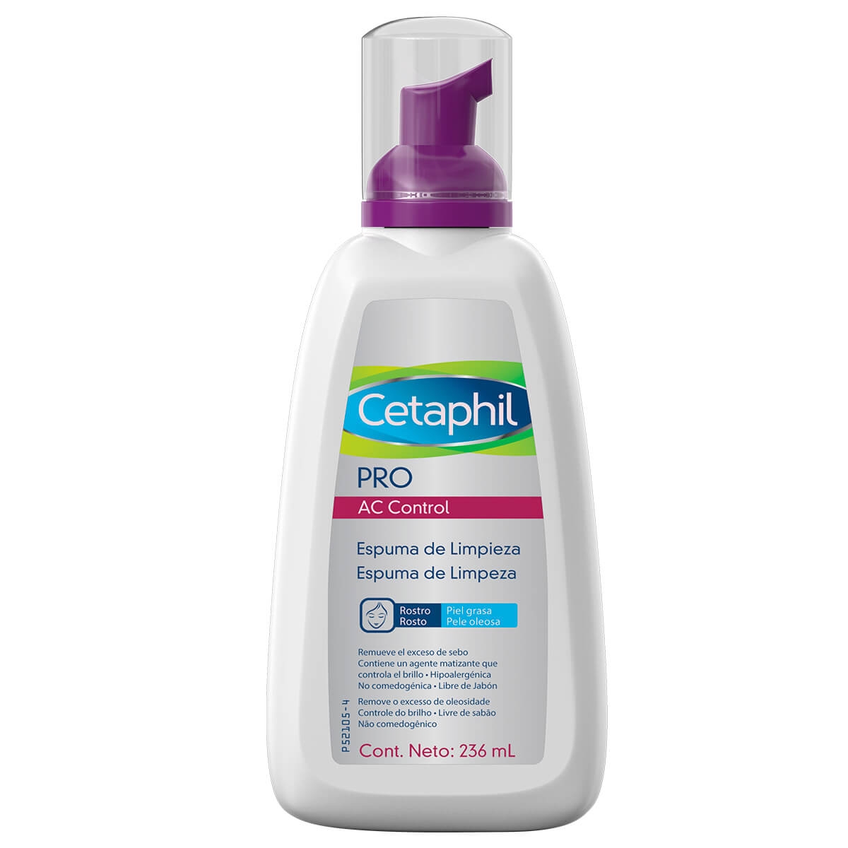 Espuma de Limpeza Facial Cetaphil Pro AC Control Oil Free com 236ml 236ml