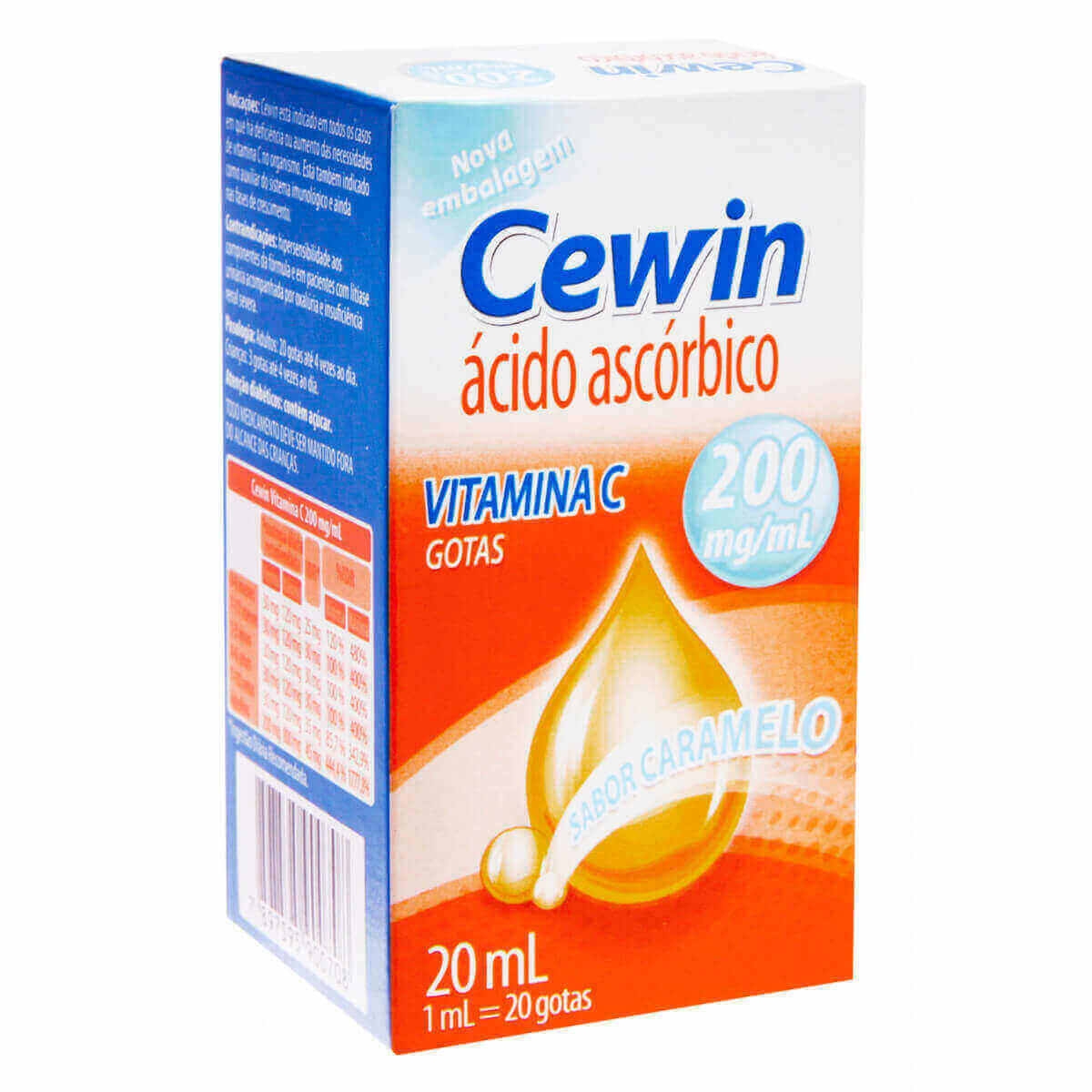 Cewin 200mg/ml Gotas 20ml | Drogasil