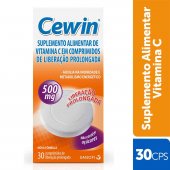 Vitamina C Cewin 500mg com 30 comprimidos
