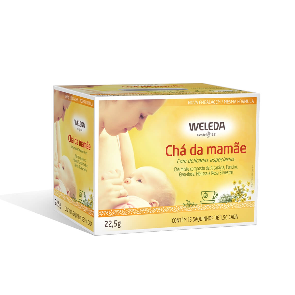 Chá da Mamãe para Amamentação Weleda com 15 sachês