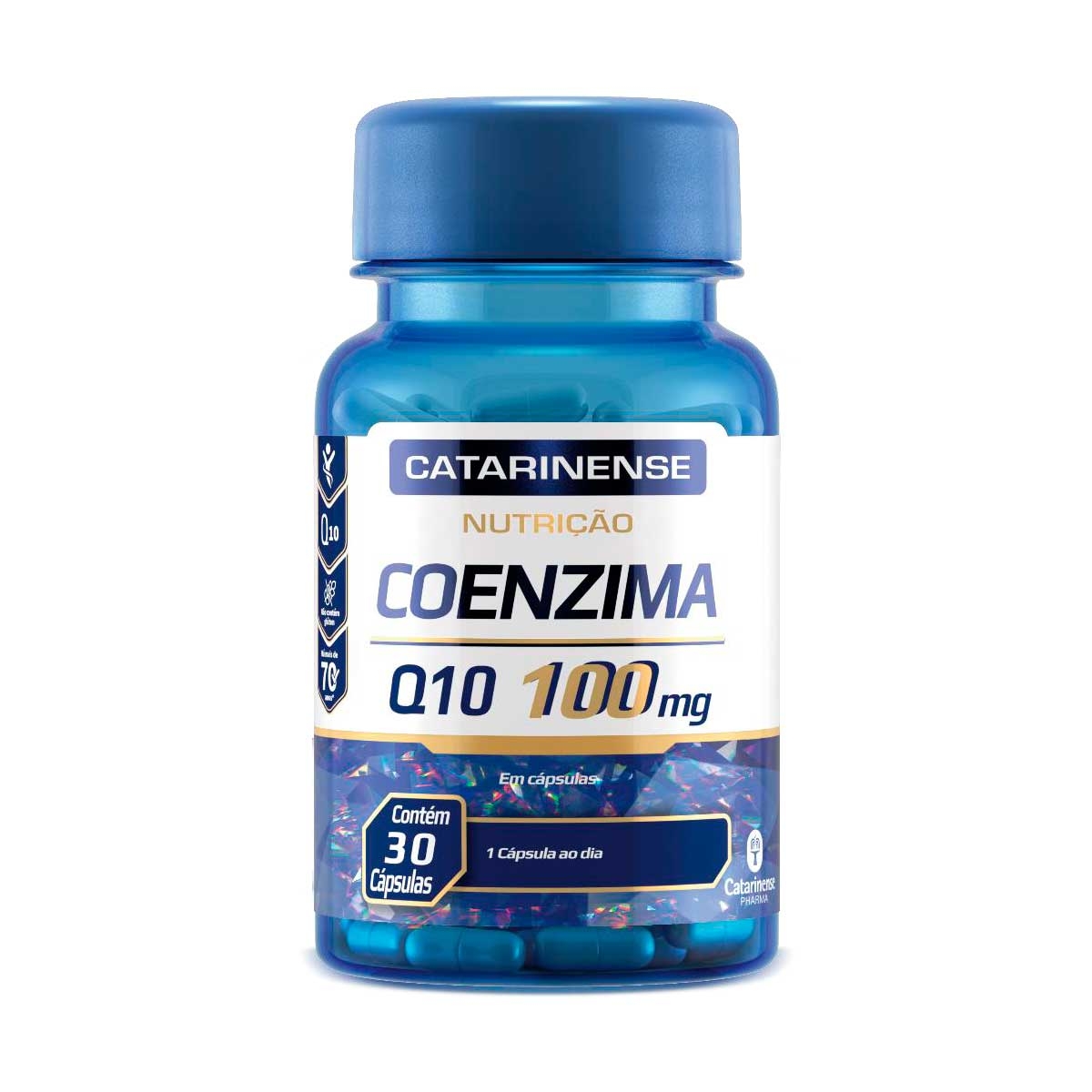 Coenzima Q10 100mg Catarinense com 30 Cápsulas Menor preço em Coenzima Q10 100mg Catarinense com 30 Cápsulas