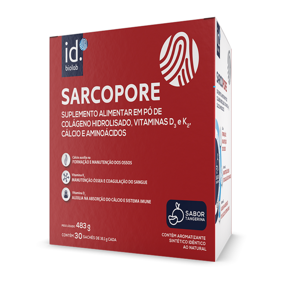 Colágeno Hidrolisado Sarcopore Tangerina 30 sachês de 16,1g cada Menor preço em Colágeno Hidrolisado Sarcopore Tangerina 30 sachês de 16,1g cada