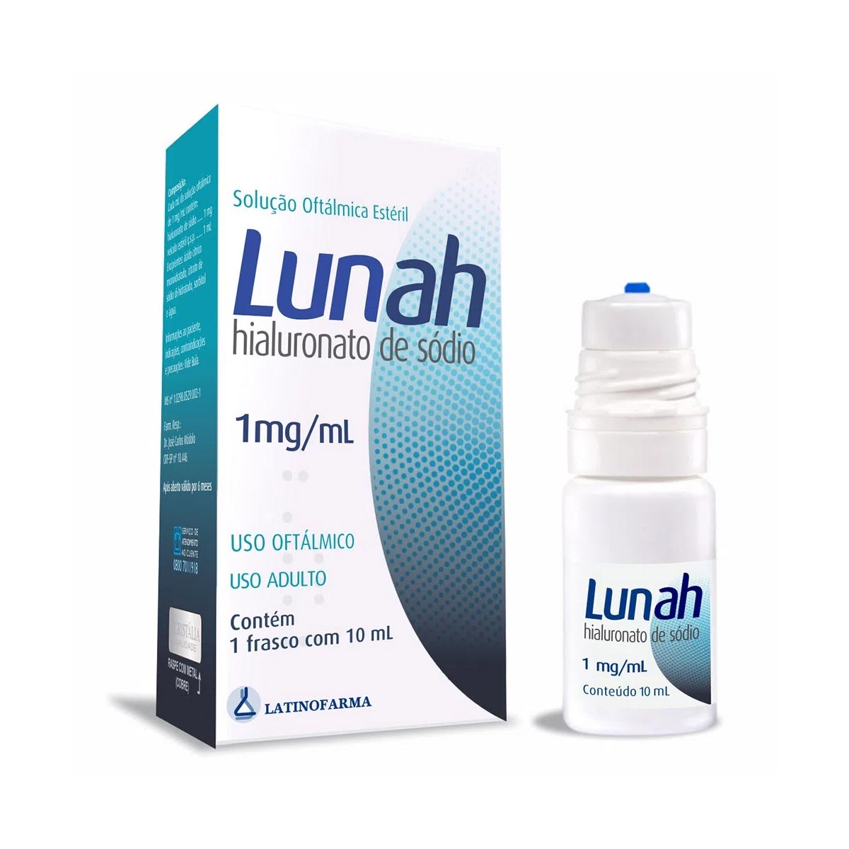 Colírio Lunah 1mg com 10ml | Drogasil