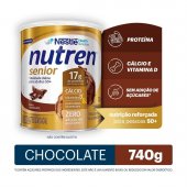 Complemento Alimentar Nutren Senior 50+ Sabor Chocolate com 740g
