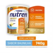 Complemento Alimentar Nutren Senior Zero Lactose Baunilha com 740g
