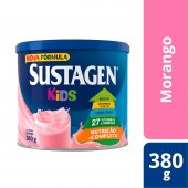Sustagen Kids Morango Complemento Alimentar Infantil com 380g