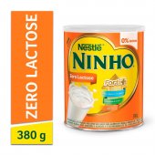 NINHO COMPOSTO LACTEO INFANTIL ZERO LACTOSE 380G