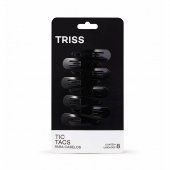 Kit Tic Tac para Cabelo Triss/Needs em Metal cor Preta com 8 Unidades