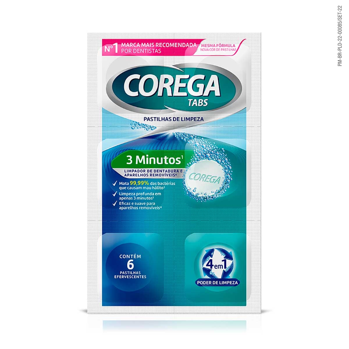 Corega Tabs Limpeza 3 Minutos 6 Pastilhas Menor preço em Corega Tabs Limpeza 3 Minutos 6 Pastilhas